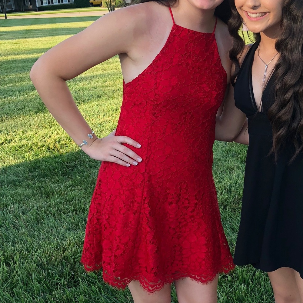 NBD red dress